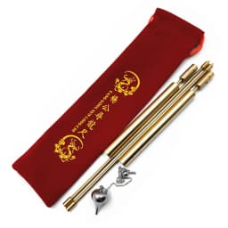 2PCS Copper Dowsing Rod, Divining Rods Upgraded Flexible Rotation Tool, Solid Copper and Brass Dowsing Rods with Gift