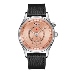 RED STAR 40mm Watches for Men Seagull ST1716 Movement 5ATM Automatic Mechanical Watch Push-Button Calendar Sapphire Crystal