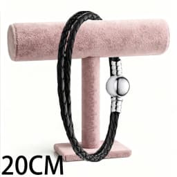 2026 New 925 Silver Double Leather Rope Women's Logo Love Heart Butterfly Bracelet Display Tool Exquisite DIY Charm Jewelry
