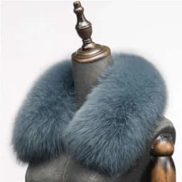 Winter Natural Fox Fur Scarf Square Collar For Men Short Scarves Neck Warm Thick Scarves Real Fox Fur Shawl Male Coat Decorate