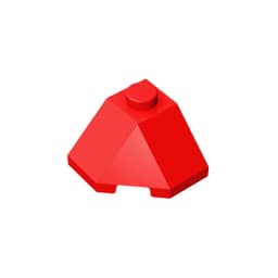 Gobricks GDS-802 ROOF TILE 2X2X1 45 DEGR.-BOT.45DEGR. compatible with lego 13548 children's DIY Educational Building Blocks Tech