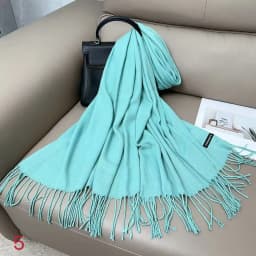 Luxury Solid Winter Scarf Women Pashmina Shawls Soft Scarves Wraps Cashmere Feel Blanket Warm Stoles for Lady Outdoor Bufanda