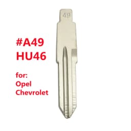 10pcs/lot YM28 Car Key Blank Universal Metal Remote Key Blade HU46 KD Key Blank for KEYDIY VVDI JMD Xhorse Remote for Opel Corsa