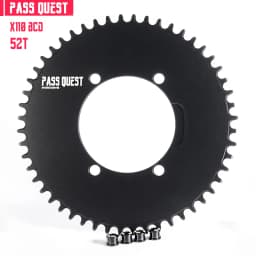 PASS QUEST X110BCD AERO Narrow Wide Chainring for R3000/4700/5800/6800/DA9000 Chainwheel BLACK Gravel Folding Bike Available