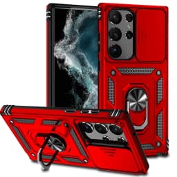 for Samsung Galaxy S23 Ultra 5G Case Slide Camera Lens Military Grade Bumpers Armor Cover for Samsung Galaxy S23+ S23 5G