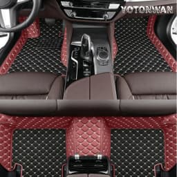 Car Floor Mats For VW Jetta MK6 2011-2016 Auto DropShipping Center Interior Accessories 100% Fit Leather Carpets Rugs Foot Pads