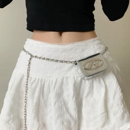 European And American New Letter A Belt Bag Ins Waist Chain Bag Accessories Women's Decoration With Skirt Jeans High-end Belt