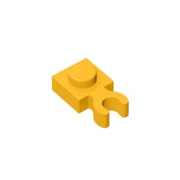 Gobrick] GDS-814 PLATE 1X1 W. HOLDER compatible with lego 4085 60897 children's toys Assembles Building Blocks Technical