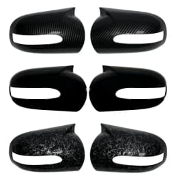 For Mercedes-Benz E,C-Class W211 W203 2001-2007 Parts Styling Car Side Door Rearview Side Mirror Cover Caps M Style