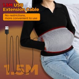 3 Levels Electric Graphene Heating Pad Cold-Proof Uterine Belt Cold-Proof Hand Waist Warming Pad USB Recharging Abdominal Warmer