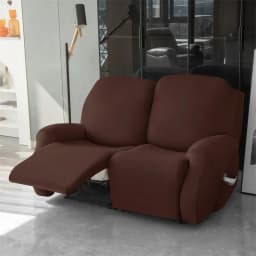 1/2/3 Seater Soft Recliner Sofa Cover Solid Color Simple Single Sofa Slipcover Relax Couch Armchair Protector Case Removable
