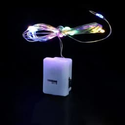 1-10Pcs String Fairy Lights 10/20/30/50LED Silver Copper Wire Battery Powered Lights for Wedding Party Christmas Decor