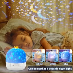 Ocean Night Light Projector,Stars Projector for Ceiling, 360 Degree Rotation Jellyfish Kids Decor Night Light for Birthday Gifts