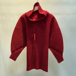 Classic Pleated Top 2026 New Loose Large Size Men Women with The Same Long-sleeved Long Hooded Sweater Casual Fold Jacket