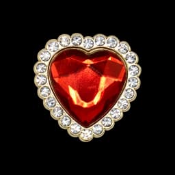 1pcs Luxury Charms for Women's Shoe Decorations Pins for Sandals Girls Female Favor Gifts Pink Shoe Chamrs Colourful Heart