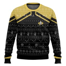 Jean-Luc Picard Star Trek Christmas Style Anime Movie Crew Ugly Christmas Hoodie Cosplay Costume Men's and Women's Fashion Top