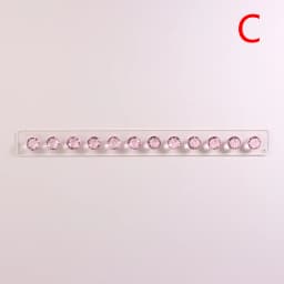 7/12Hooks Transparent Acrylic Jewerly Storage Rack For Earring Necklace Hanger Holder Wall Mounted Display Stand Organizer