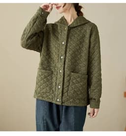 Johnature Casual Splicing Long Sleeves Pocket Baseball Uniforms 2025 Autumn And Winter Woman New Korean Loose Cotton Clothing