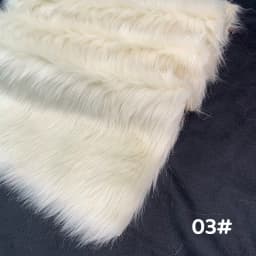 Fur Imitate Fabric 30x50cm Polyester Fiber Medium Thickness Woven Technics 2.5cm Long Fur Fabric Cosplay Fursuit Fur Material