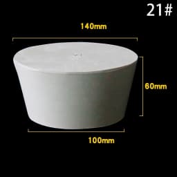 1~5pcs Rubber Stopper Bottle Tapered Hole Bung Plug Lab Test Tube Sealing Plugs -Various Sizes