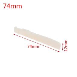 1PC Real Bone Bridge Saddle For Folk Acoustic Guitar 72MM/74MM/76MM/80MM 3MM X 12MM Guitar Accessories