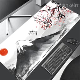 Japanese Cherry Blossoms Mouse Pad Gaming XL New Large Mousepad Sakura XXL MousePads Anti Slip Carpet Mice Pad Desktop Mousepads