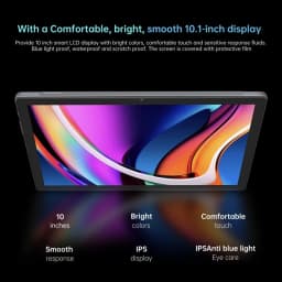 1280x800 IPS 10.1" Android 12 Tablet PC UNISOC T310 Quad-Core 4GB RAM 64GB ROM 8000mAh Dual Camera