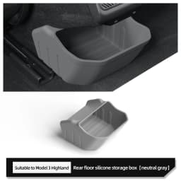LUCKEASY for Tesla Model 3 Highland 2024-2026 Rear Seat Storage Box Below The Rear Air Outlet Rear Seat Storage Tray Accessories