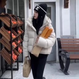 Women's Winter Cotton Coat Top Coat Short Breaded Clothes Thickened Warm Leisure New Comfortable New Niche Versatile Trend Brand
