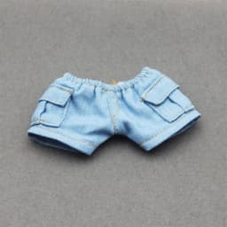 For 17cm Labubu 3.0 Big Into Energy Clothes Work Shorts with T-shirt for Labubu Summer Refreshing Clothes