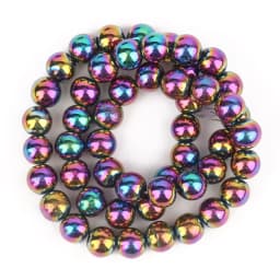14K Gold Plated Natural Hematite Irregular Shape Loose Spacer Beads for Jewelry Making DIY Gorgeous Bracelets Necklace Earrings