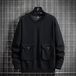 Spring Men Stripe Sweatshirt Cotton Oversized Hoodies Men Long Sleeve O-Neck Pullovers Male Streetwear Fashion Tops 6Xl 8Xl
