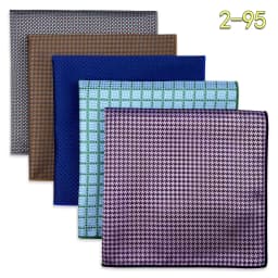5 Pack Mens Suit Pocket Square Handkerchief Set Various Hanky Lot Classic Gentlemen Wedding Gift Accessories Large Dropshipping