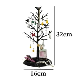 Bird Tree Shape Jewelry Display Stand Holder Headrope Earrings Necklace Organizer Rack Household Dressing Table Showcase Hanger