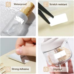 Niimbot D11 Label Sticker D110 D11H D110M Label Printer Paper self-adhesive Sticker Waterproof Pure White