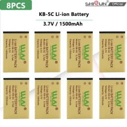 KB-5C Battery 1500mAh 3.7V Li-Ion Battery For WLN KD-C1 Walkie Talkie KD-C2 KD-C10 KD-C50 KD-C51 KD-C52 RT22S RT15 NK-U1 X6 RT22