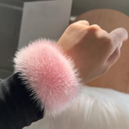 2026 New Style mink Fur Cuff Arm Warmer Lady Bracelet Real Fur Wristband Glove High Quality Fox fur Cuffs Hot Sale Wrist Warmer