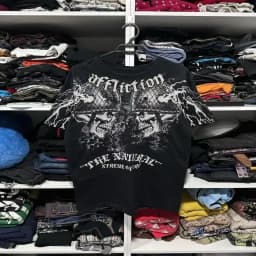 Black Mens Gothic Dark Style Sweatshirt Loose Unique Wing Print Design on Front Chest Trendy Casual Streetwear Edgy Personality