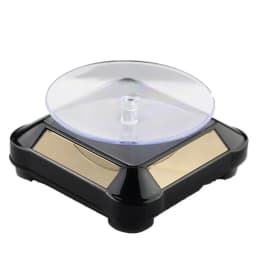Solar Display Rack Bracelet Necklace Jewelry Display Props Rotating Table Solar Power Turntable Designed For Displaying Watches
