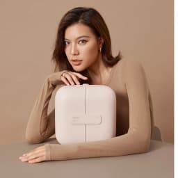 AMIRO Light Seeking Bag Mirror LED with Light Makeup Mirror Portable Sunlight Mirror Women's Handheld Makeup Bag Makeup Mirror
