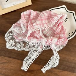 Triangle scarf for women in summer, thin design with sun protection, lace headscarf, French thin design, breathable, versatile h