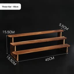 Pure Wood Display Stand Storage Rack Desktop Figurine Bubble Mat Doll Meat Green Plant Multi-layer Staircase Rack