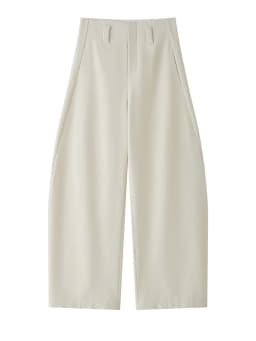 [EAM] High Waist Purple Brief Shaped Elegant Long Wide Leg Pants New Trousers Women Fashion Tide Spring Autumn 2026 1DH9918