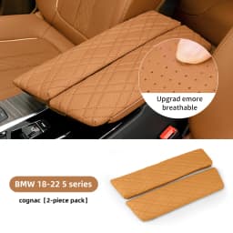 Car Central Armrest Pad For BMW G30 G38 G32 6GT 2018-2023 LHD Auto Center Console Arm Rest Box Cover Mat Protective Accessories
