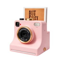 3D Printed Latte Art Camera One‑Touch Coffee Printer with 8 Stencil Cards Miniature Instant Camera Coffee Stencils Latte Art