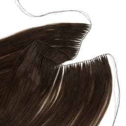 Feather Hair Bundles Extensions Natural Fish Line Human Hair Non-Remy Invisible Micro Rings Hair Extension Weft 100 Strands