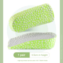 Height Increase Insole Seven Point Invisible Inner Heightening Pad Sneaker Half Cushion Sports Shoes Boost Pads for Men Women