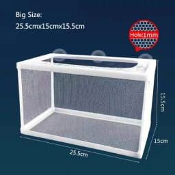 Plastic Aquarium Fish Breeding Isolation Box Fish Tank Aquarium Breeder Hatching Incubator Fish Tanks Isolator Feeding Accessory