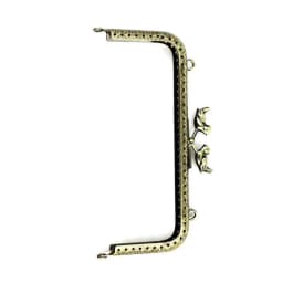10 Pcs/Lot 15 CM Antique Bronze Square Bird Bead Metal Purse Frame Carved Kiss Clasp DIY Bag Accessory