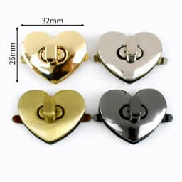 2Pcs Metal Bag Lock Buckles Turn Twist Locks for Women's Handbag Shoulder Bags Closure Latch Clasp DIY Hardware Accessories